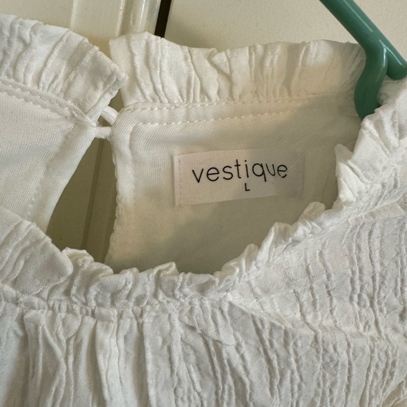 NWT Vestique White Lotus Top - Size L - Picture 4 of 9